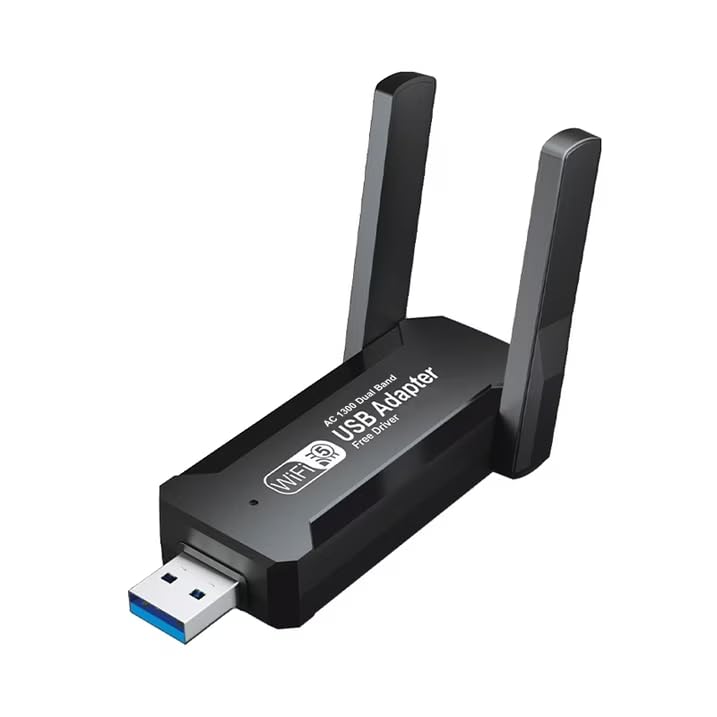 Wireless USB 3.0 WiFi Adapter AC1300Mbps Dual Band 5GHz/2.4GHz H4219