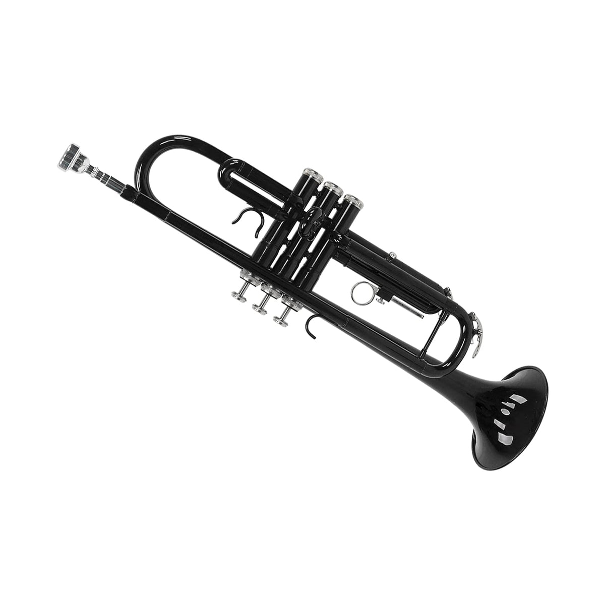 Bb Trumpet Set Brass Wind Instrument with Mouthpiece and Case K137
