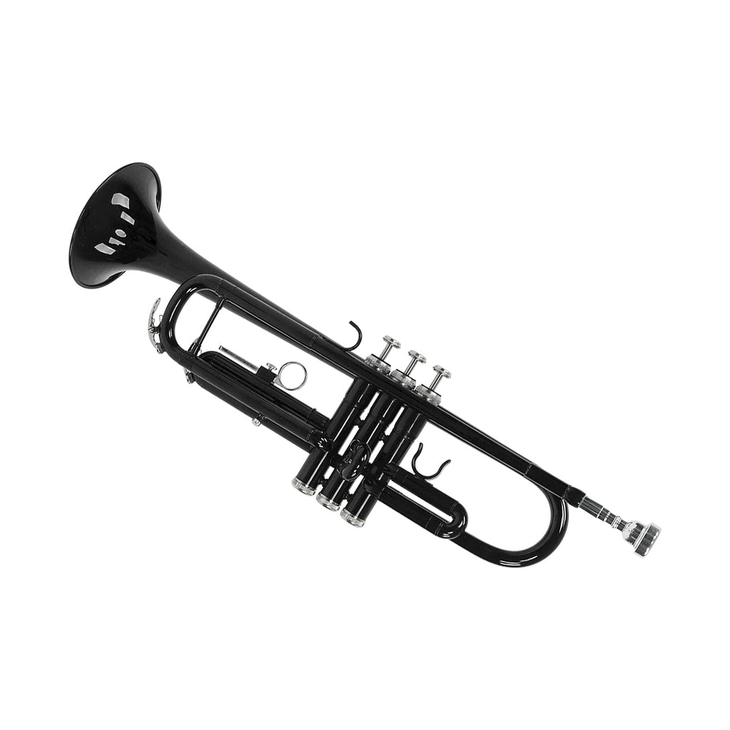 Bb Trumpet Set Brass Wind Instrument with Mouthpiece and Case K137