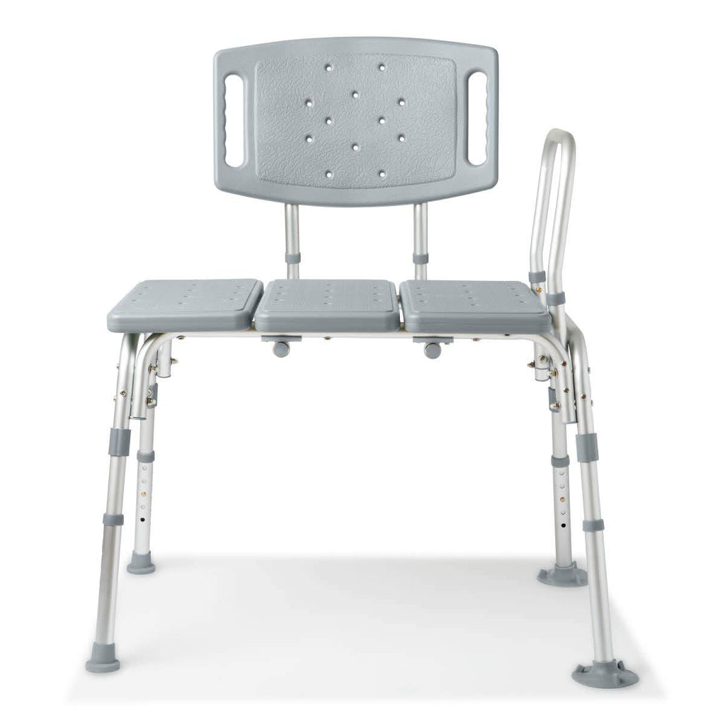 Bariatric Tub Transfer Bench with Anti-Slip Suction Feet 500lb Weight Capacity B906