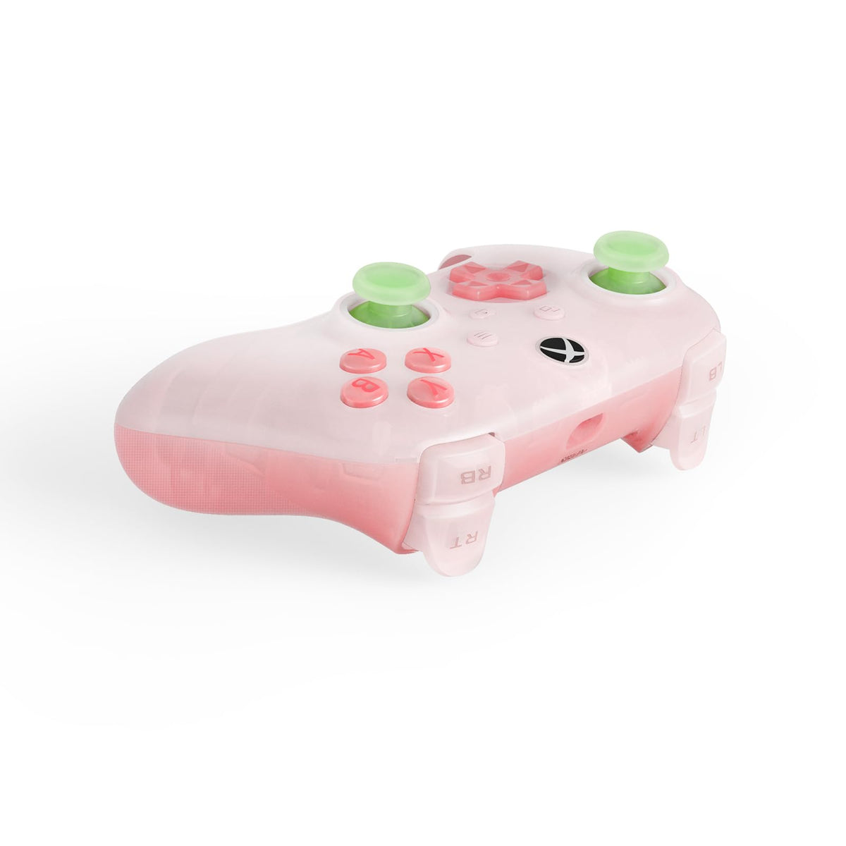 Wired Controller with RGB Lighting, Hall Effect Joysticks and Triggers, Translucent Pink S687