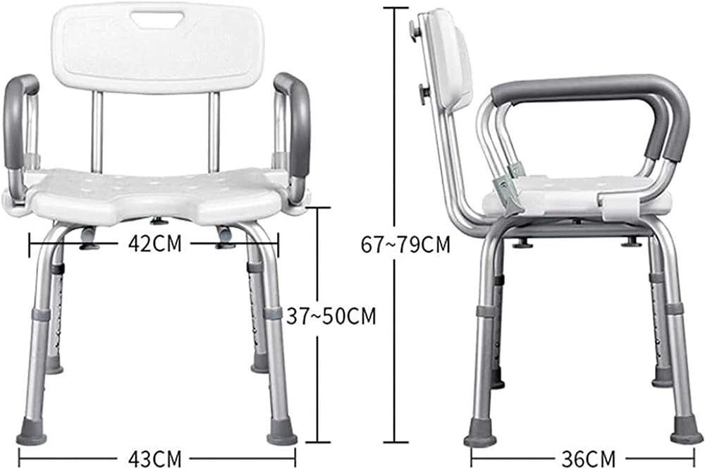 Portable Padded Bath Seat with Arms and Back W584339