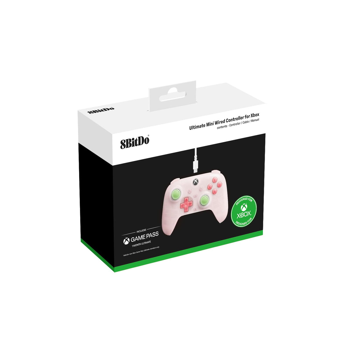 Wired Controller with RGB Lighting, Hall Effect Joysticks and Triggers, Translucent Pink S687