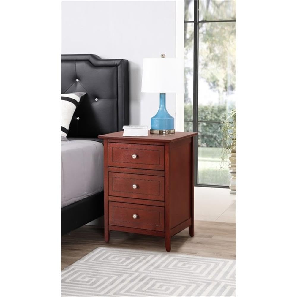3-Drawer Solid Wood Nightstand T662962