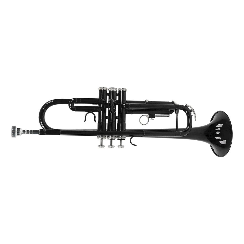 Bb Trumpet Set Brass Wind Instrument with Mouthpiece and Case K137