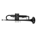 Bb Trumpet Set Brass Wind Instrument with Mouthpiece and Case K137