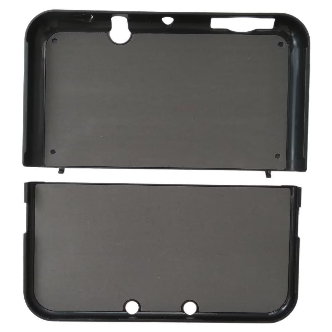 Black Aluminum Plastic Protective Hard Shell Case for New 3DS XL LL O8576