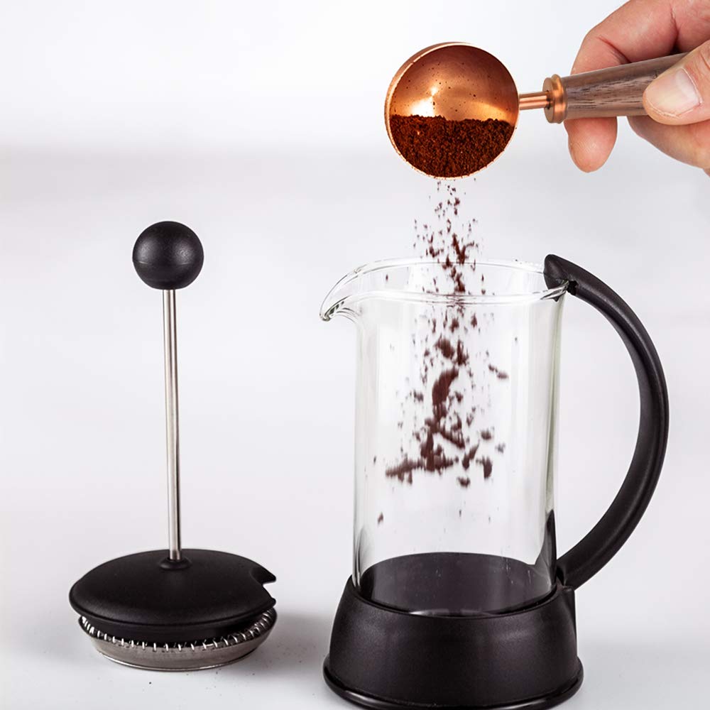 12 oz French Press Coffee Tea Maker with Measuring Coffee Spoon M234211