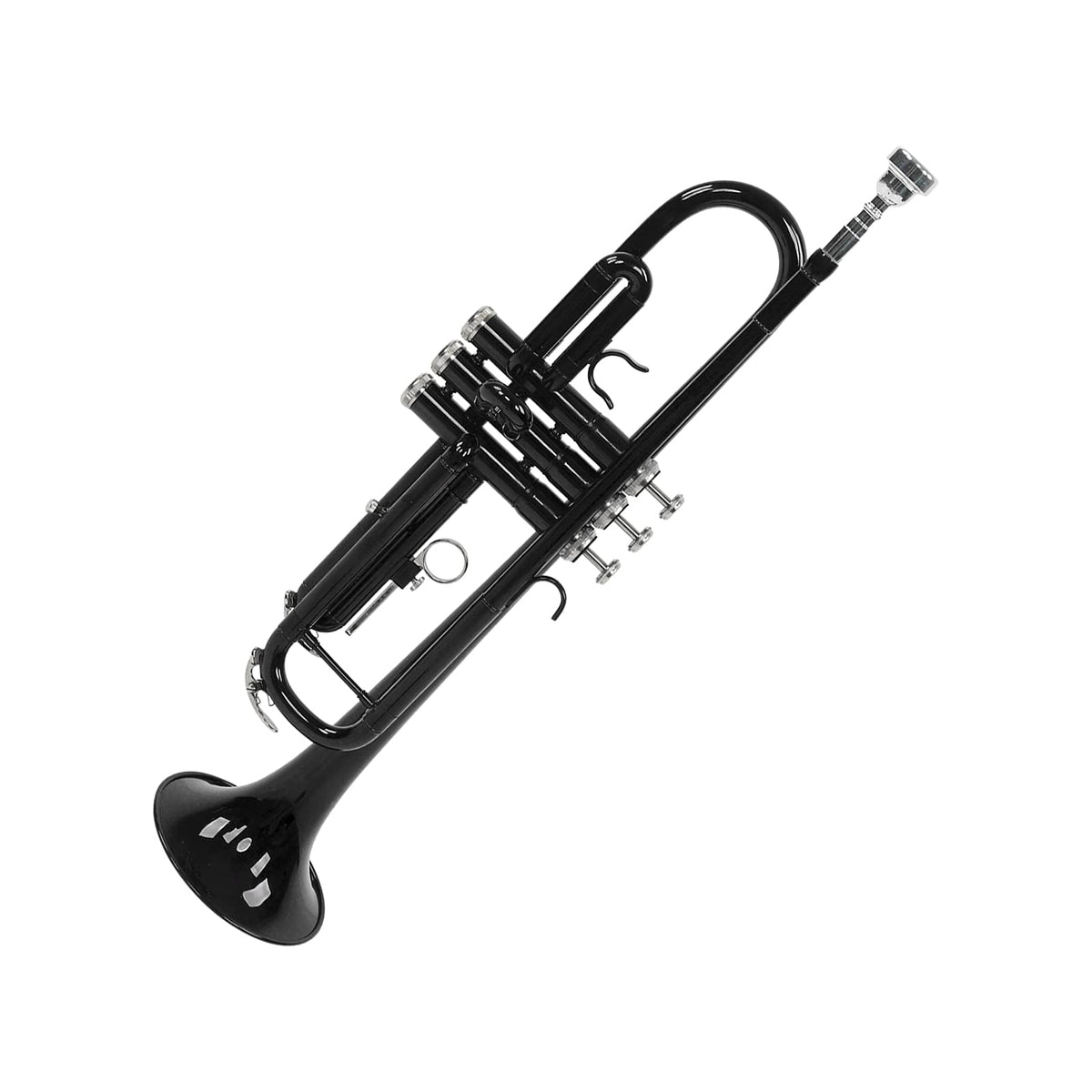 Bb Trumpet Set Brass Wind Instrument with Mouthpiece and Case K137