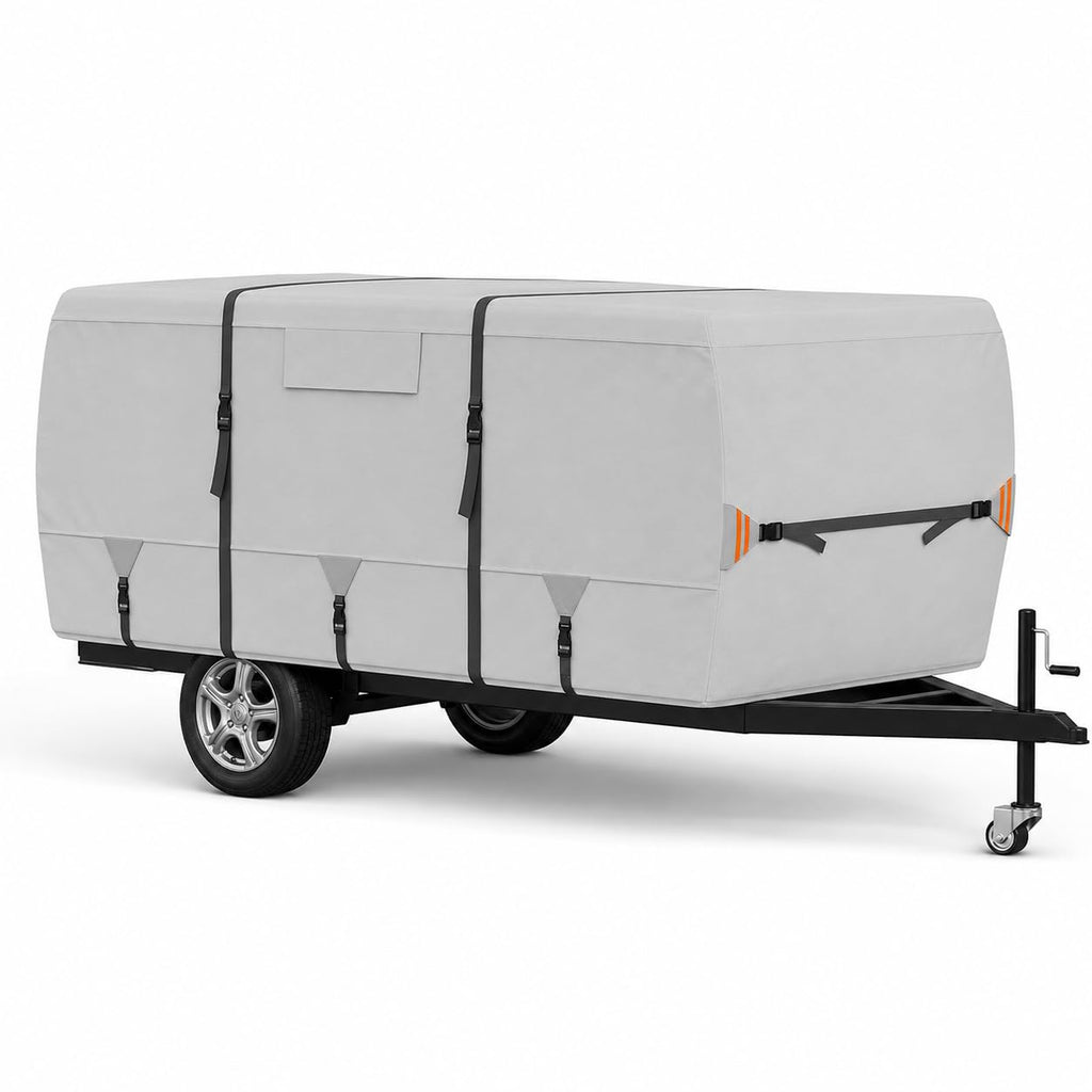 Water-Resistant Pop Up Camper Cover with Straps Q305322