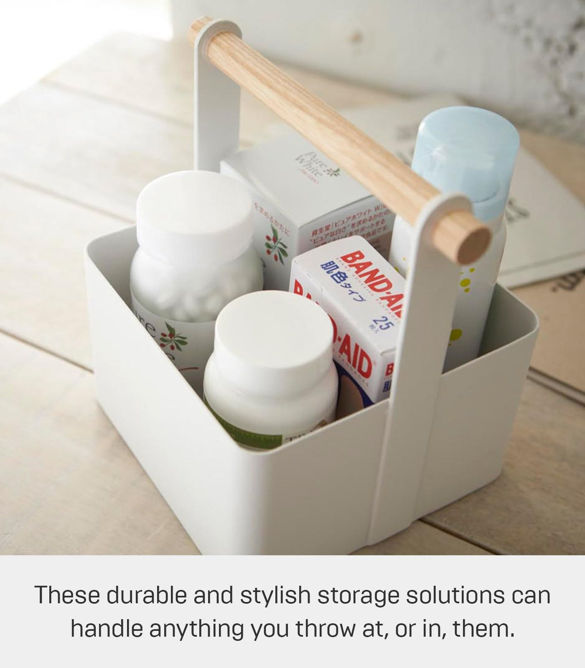 Small Steel Wood Storage Basket E95691