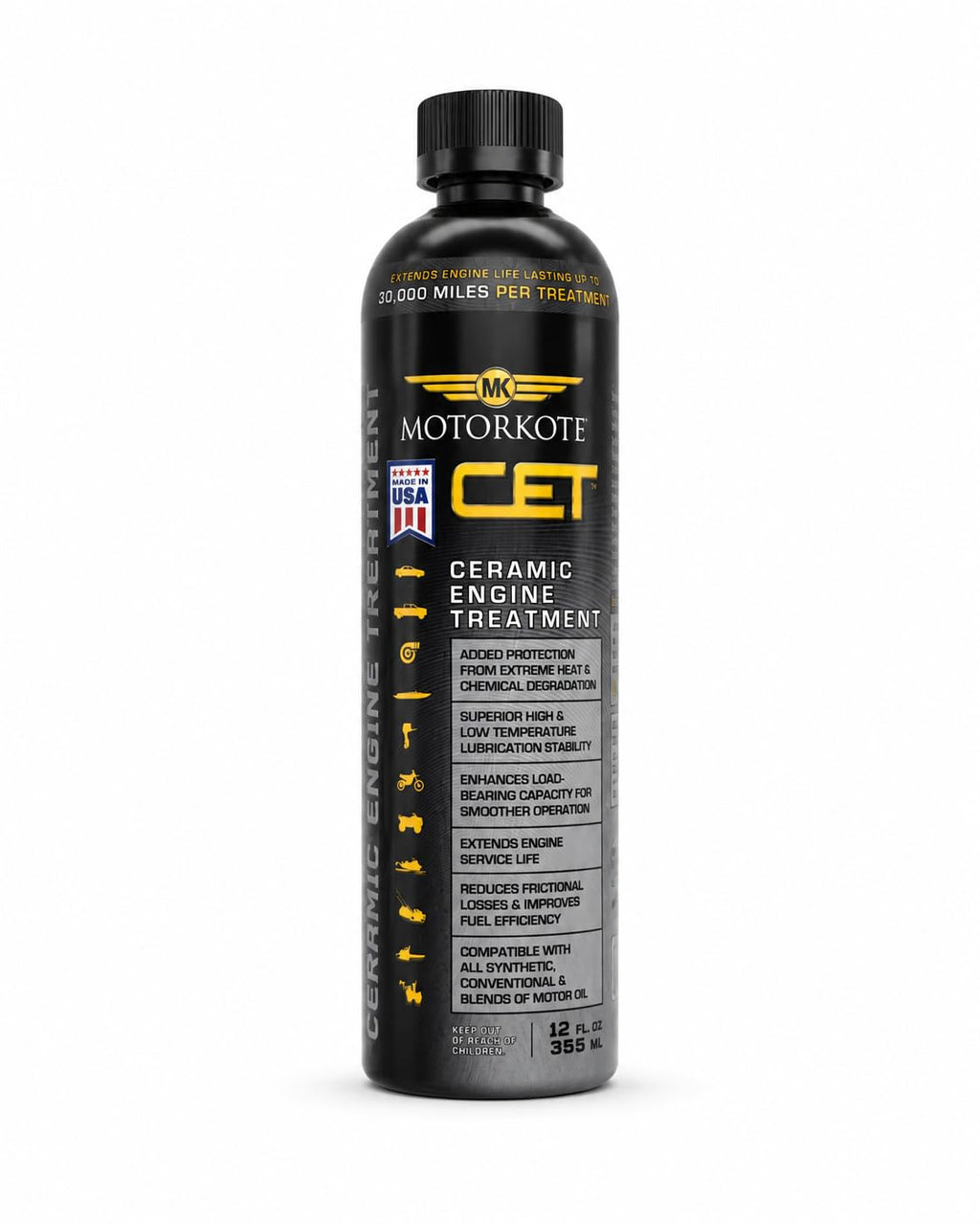 Ceramic Engine Treatment Oil Additive 12 oz M784407