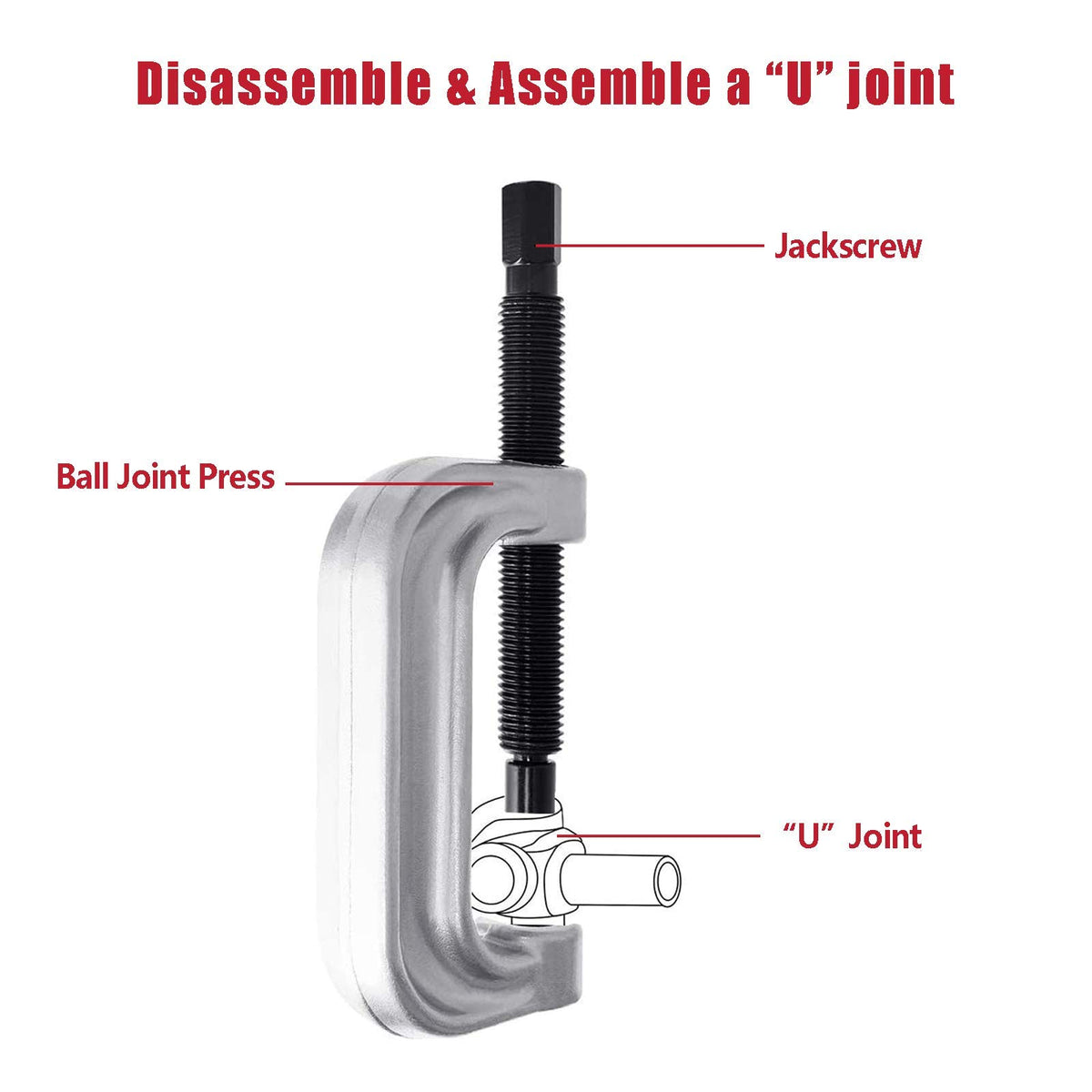 4 in 1 Ball Joint Service Tool Kit 2WD & 4WD X53253