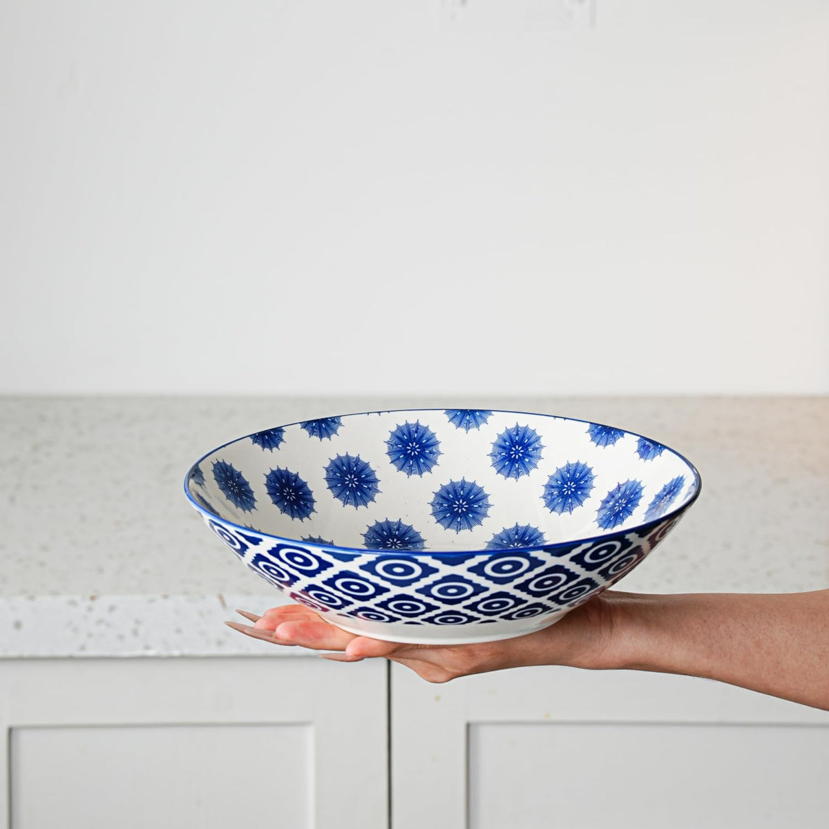 40 Oz Ceramic Pasta Bowls Set of 4 U291