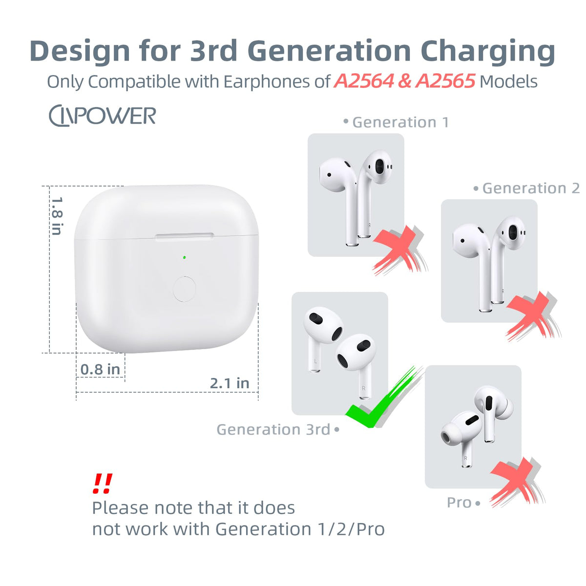 Replacement Charging Case U1552