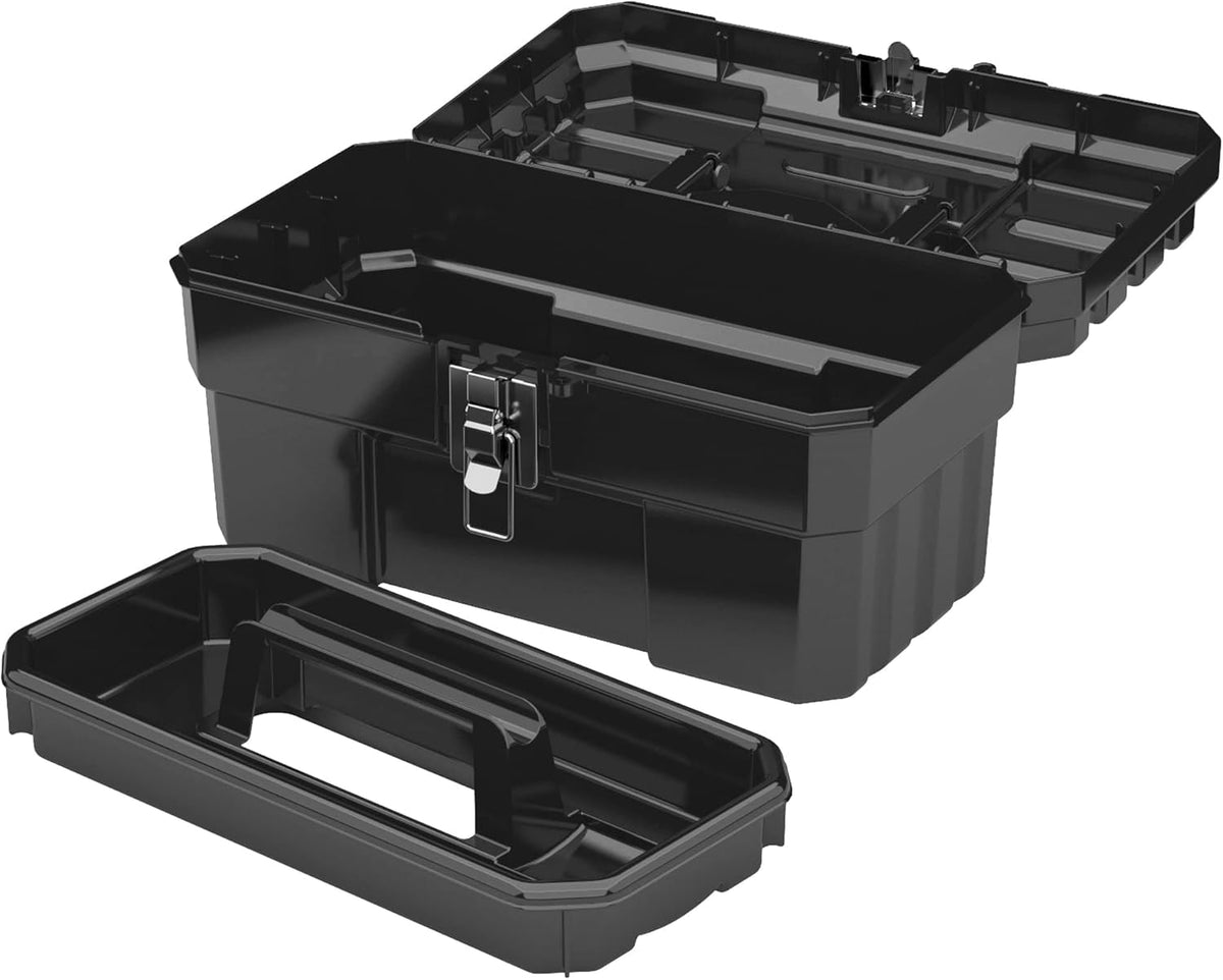 14-Inch Plastic Toolbox with Removable Tray U849