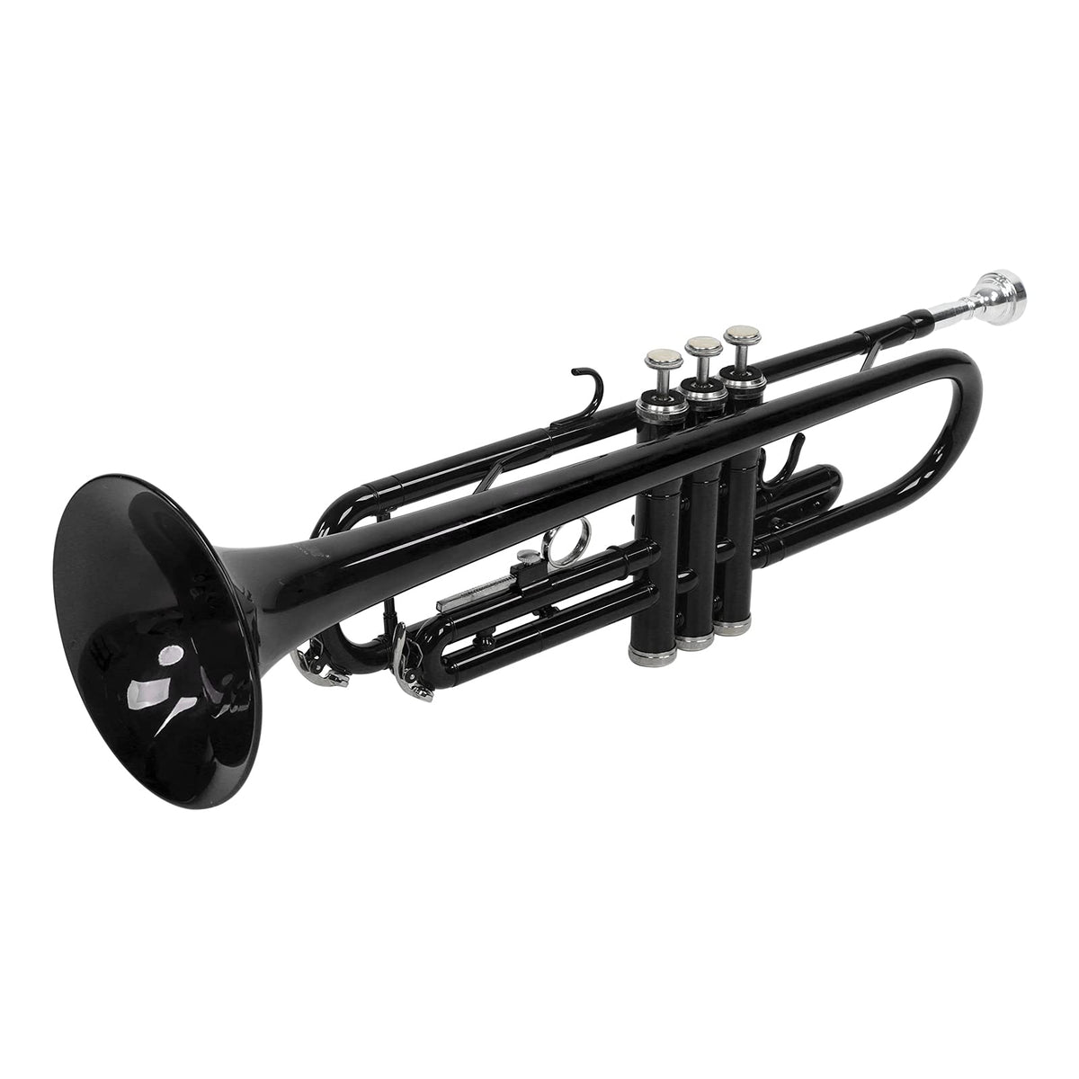 Bb Trumpet Set Brass Wind Instrument with Mouthpiece and Case K137