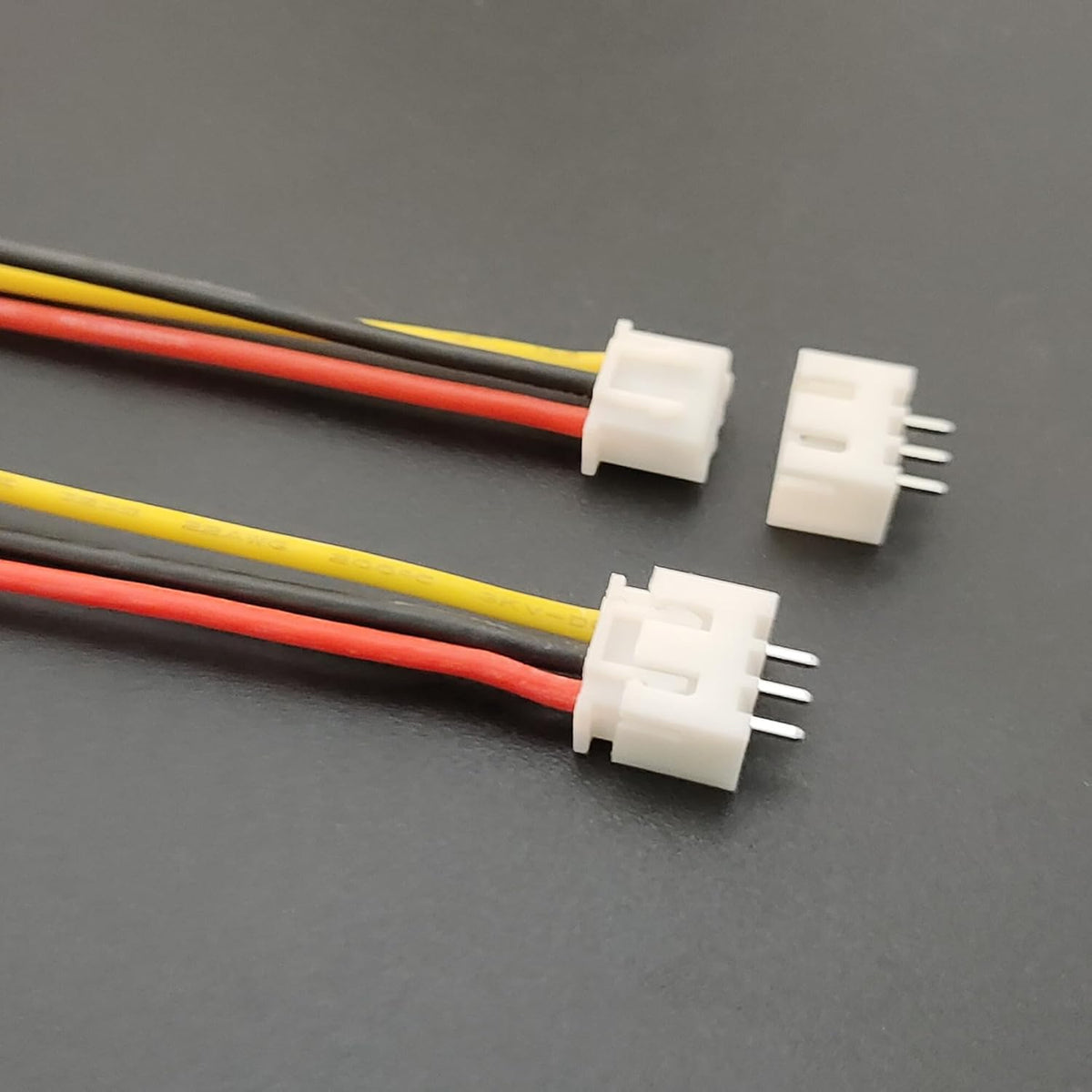 50Pcs 25Pairs JST-XH Connector Kit 2.54mm 3 Pin Male Female with Flat Wire Cable 300mm A64327