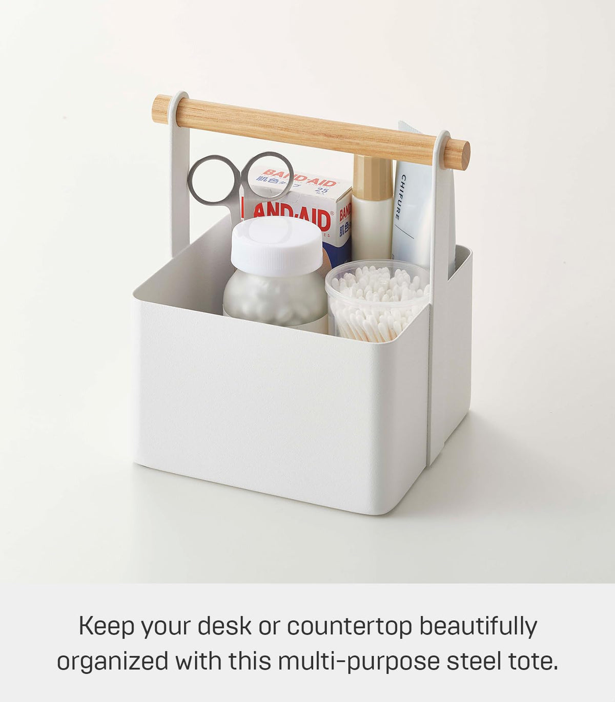 Small Steel Wood Storage Basket E95691