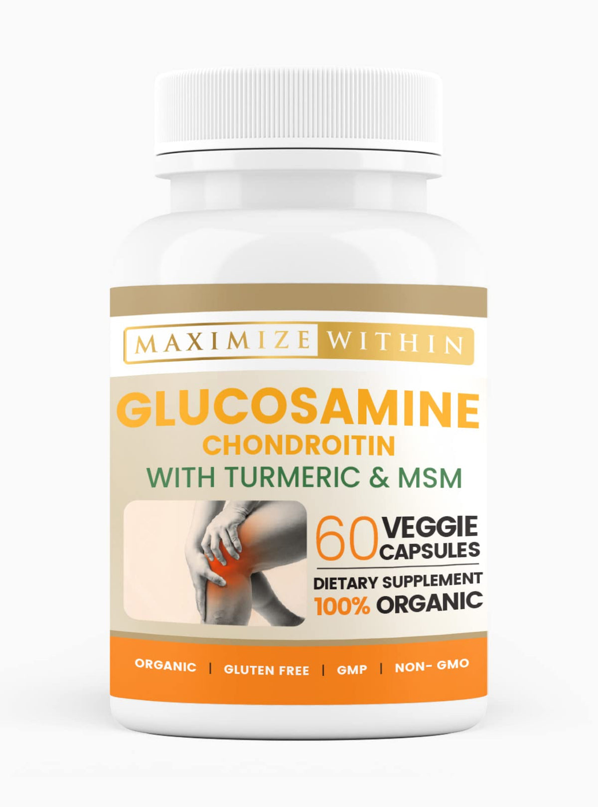 Glucosamine Chondroitin Turmeric MSM 60 Veggie Capsules K154078
