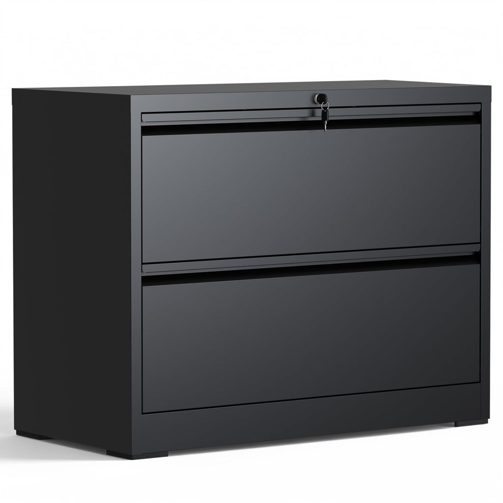 2 Drawer Metal File Cabinet with Lock Q20499