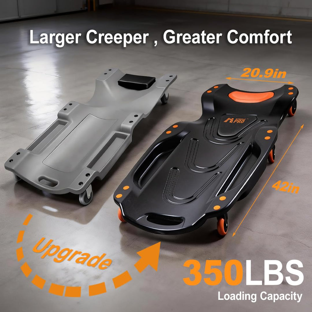 42" 350 LBS Mechanic Creeper with 6 Wheels O4548