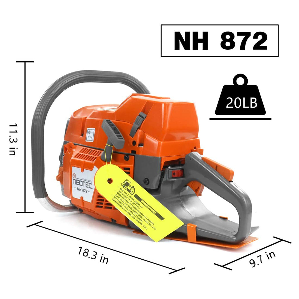24 Inch 71cc Gas Powered Chainsaw Y7862