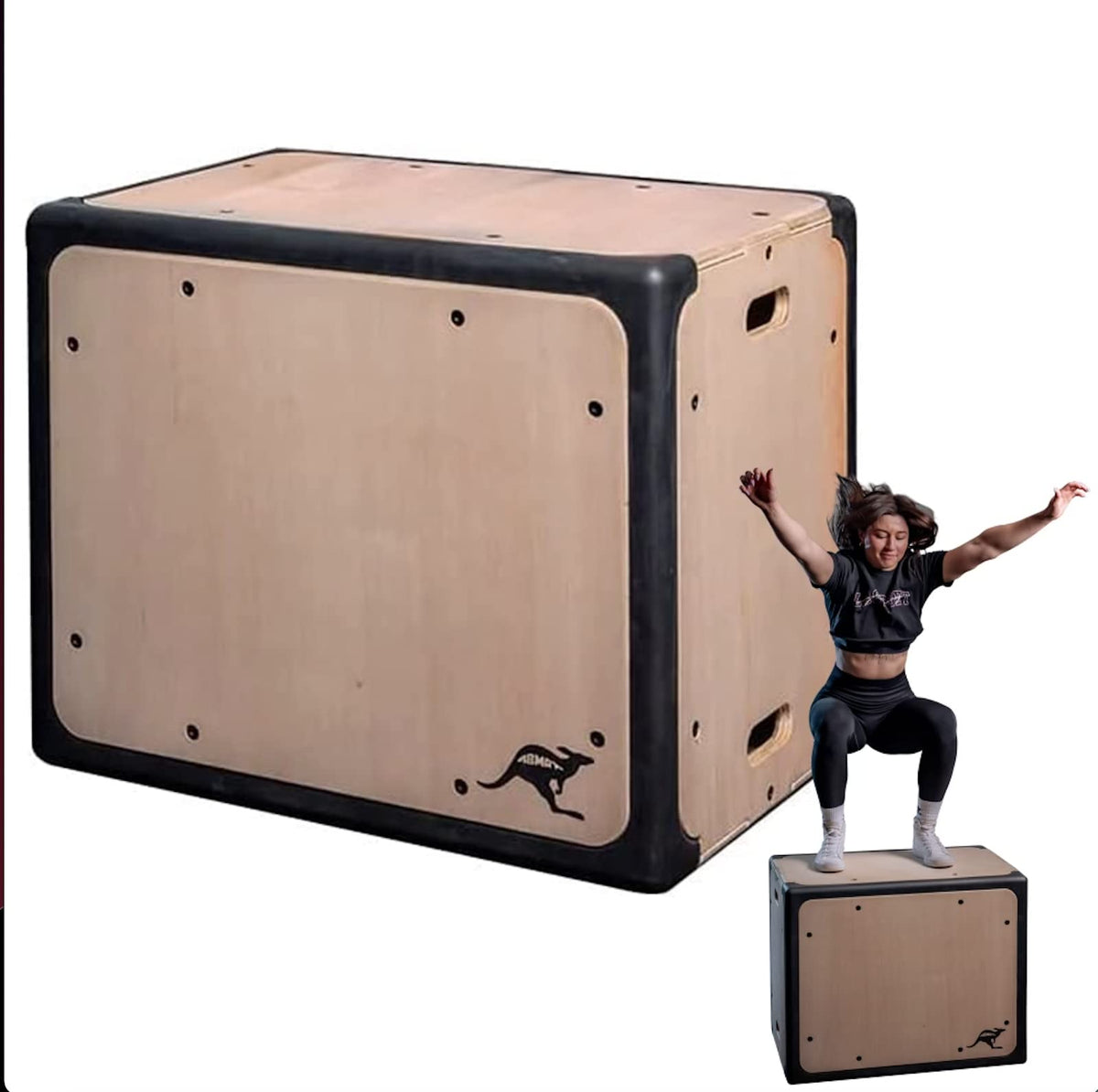 3 in 1 Foam and Wood Plyometric Box I539