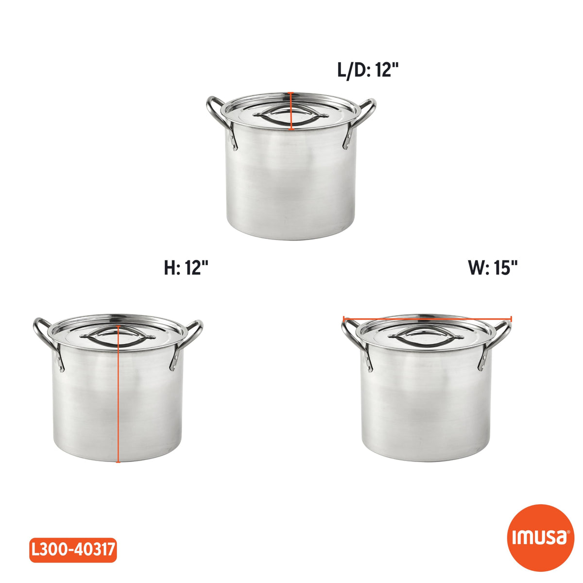 Stainless Steel 20-Quart Stock Pot L41012