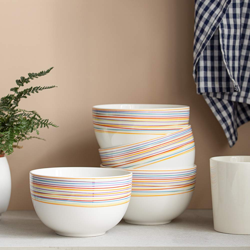 5.8" 30 Ounces Ceramic Bowls Set of 4 L988