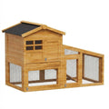 2-Tier Wooden Small Animal Cage with Non-Slip Ramp D2582