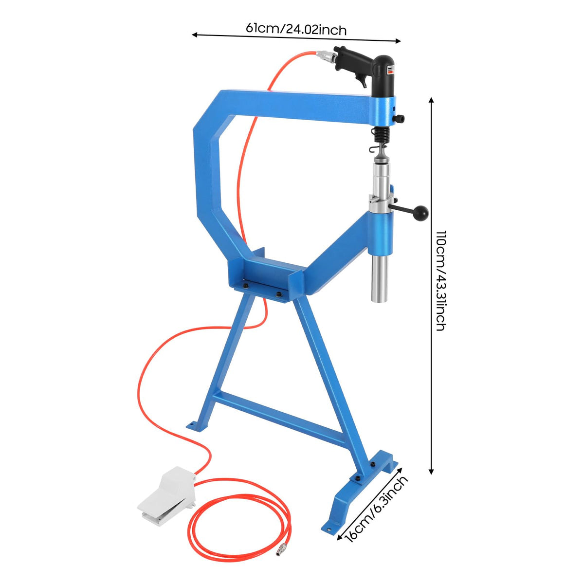Pneumatic Planishing Hammer with Dies M42437