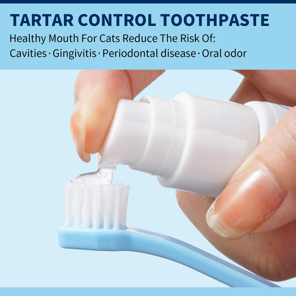 Tuna Flavor Toothpaste 1.06 oz with Toothbrush & Finger Brush U121