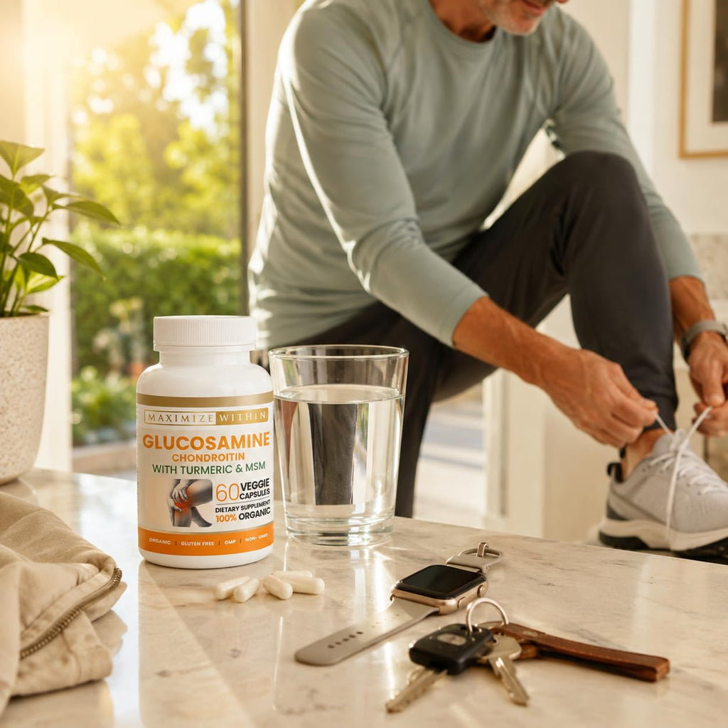 Glucosamine Chondroitin Turmeric MSM 60 Veggie Capsules K154078