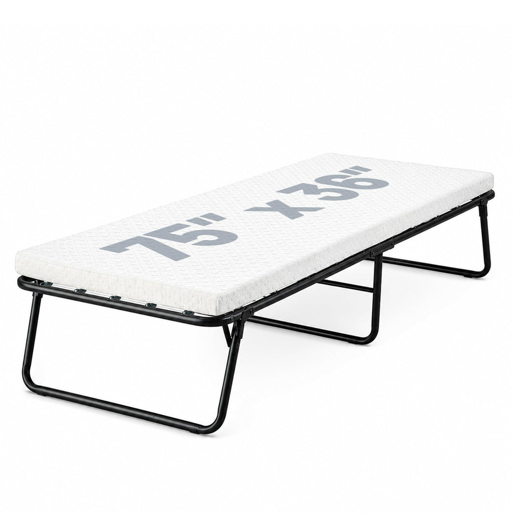 14” Folding Bed with 3-Inch Memory Foam Mattress I142486
