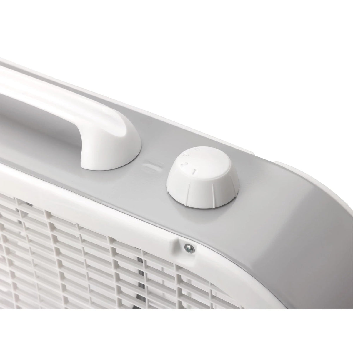 20" 3 Speeds White Portable Floor Fan W405