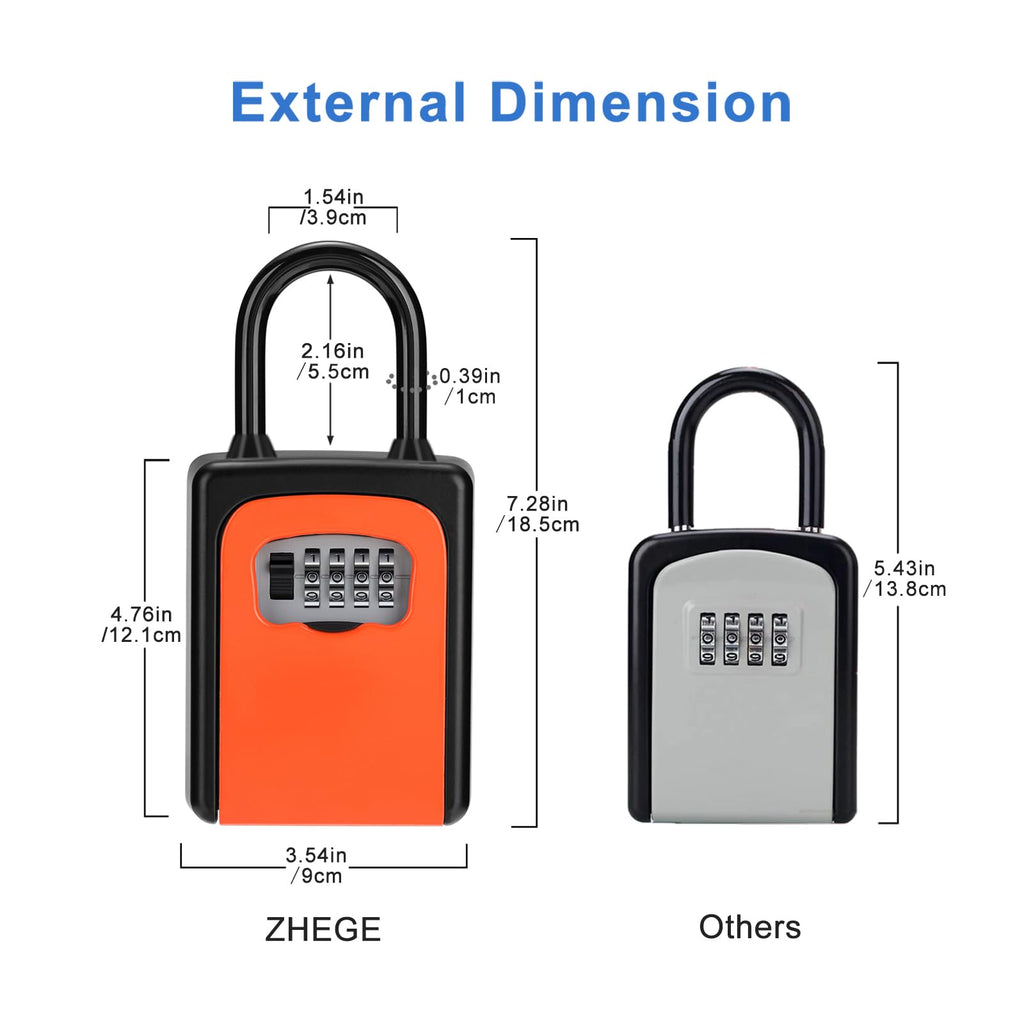 4 Digit Combination Lock Box C5293
