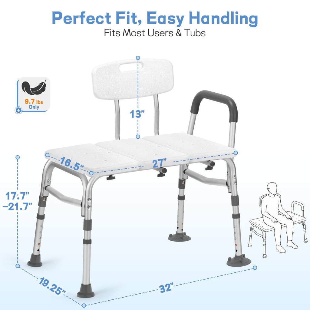 Tub Transfer Bench & Shower Chair R2636