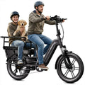 Electric Bike with Seat, 1500W Motor 20" Fat Tire, 48V 15Ah Battery H4457