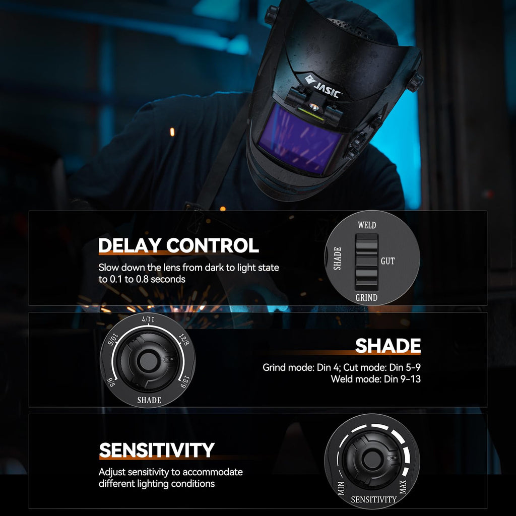 Auto Darkening Welding Helmet with Light U3195