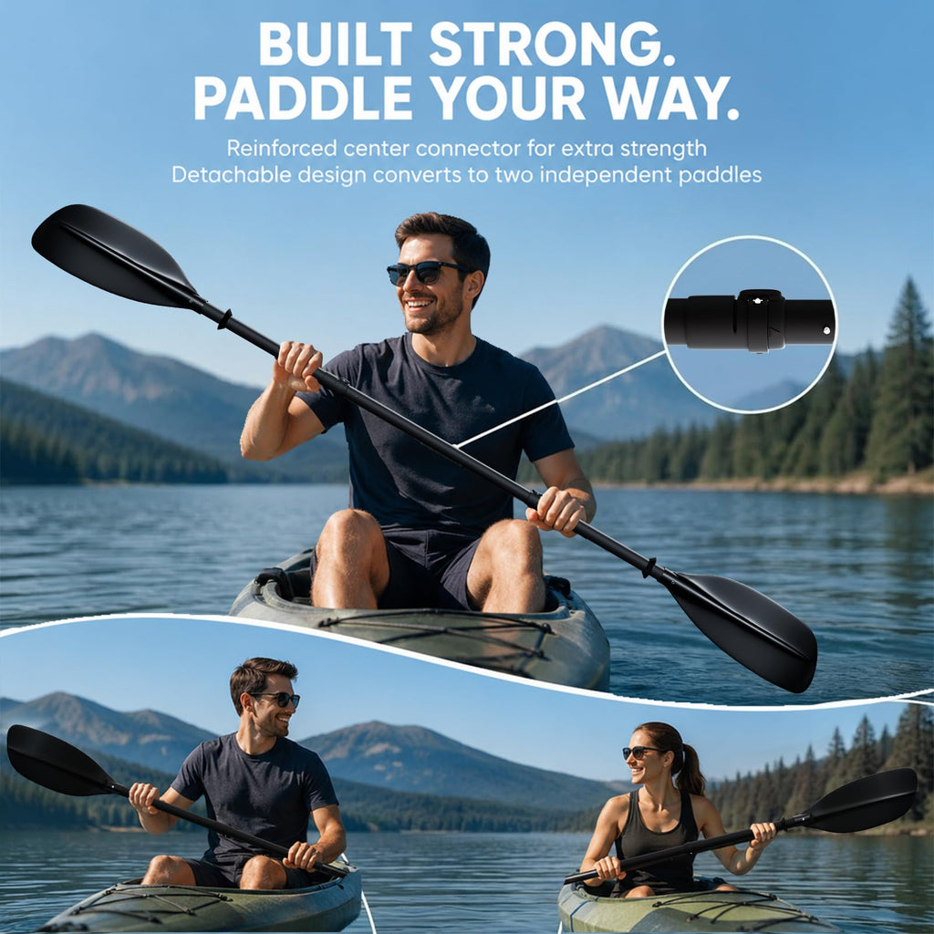 Heavy Duty Portable Kayak Paddle with Non-Slip Grip V7834