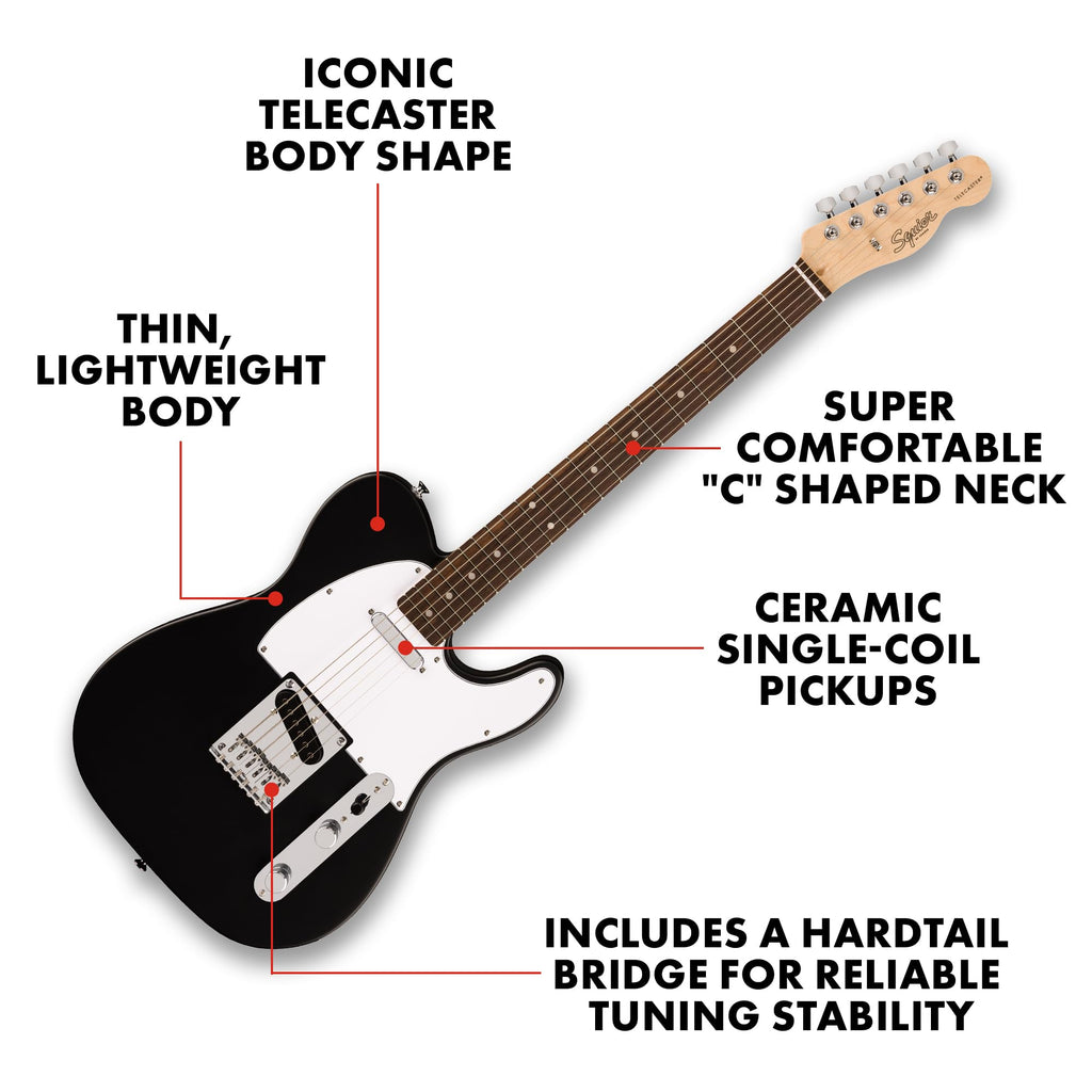 Black Satin Finish Electric Guitar I61155