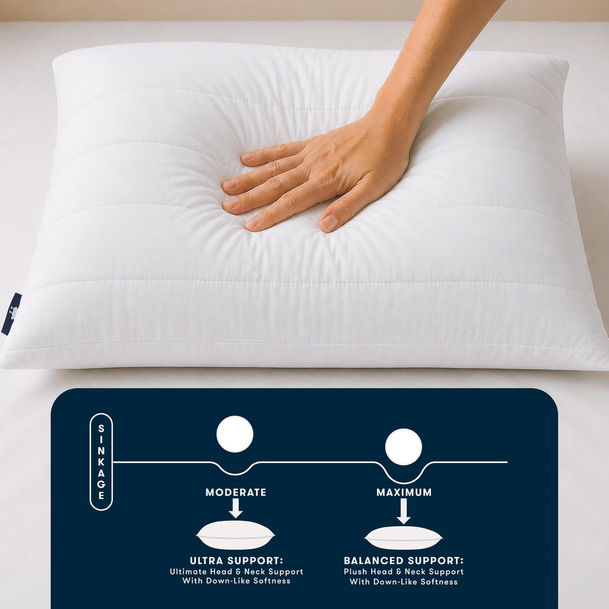 King 2 Pack Cooling Bed Pillows N50356