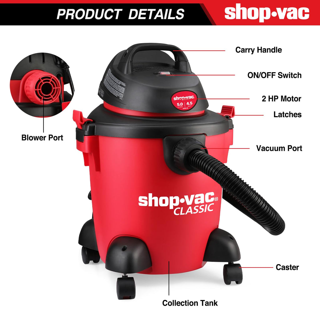 5 Gallon Wet/Dry Vacuum with Blower I9090