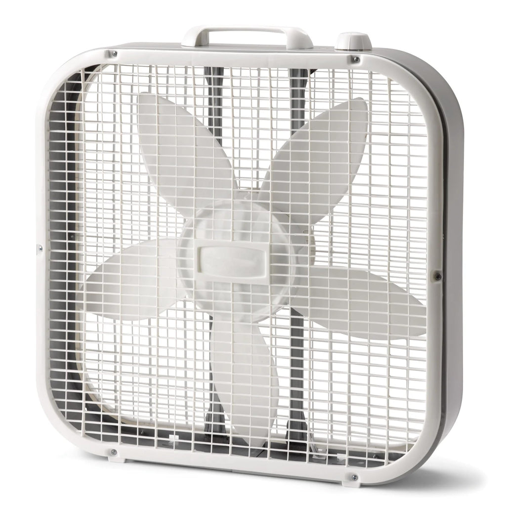 20" 3 Speeds White Portable Floor Fan W405