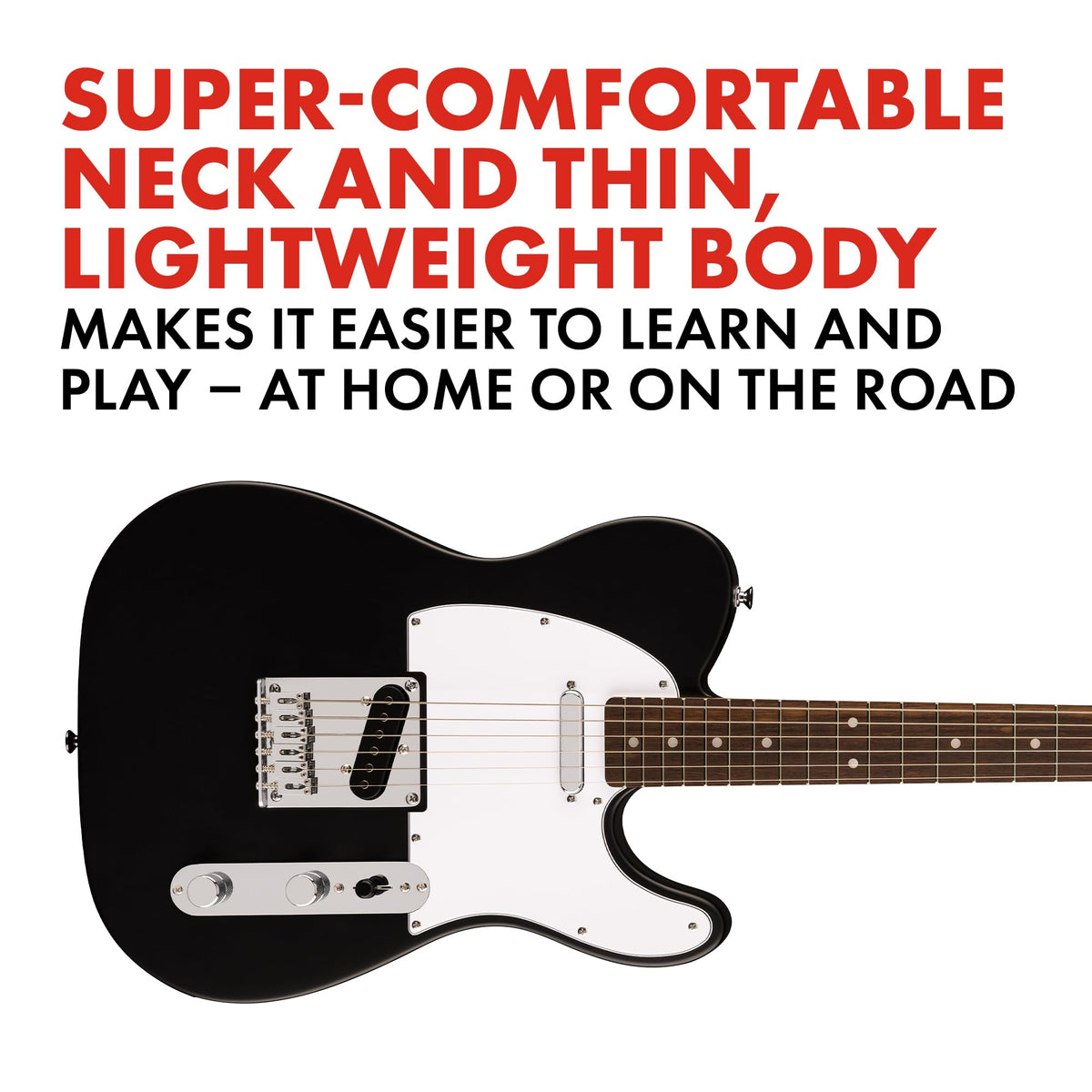 Black Satin Finish Electric Guitar I61155
