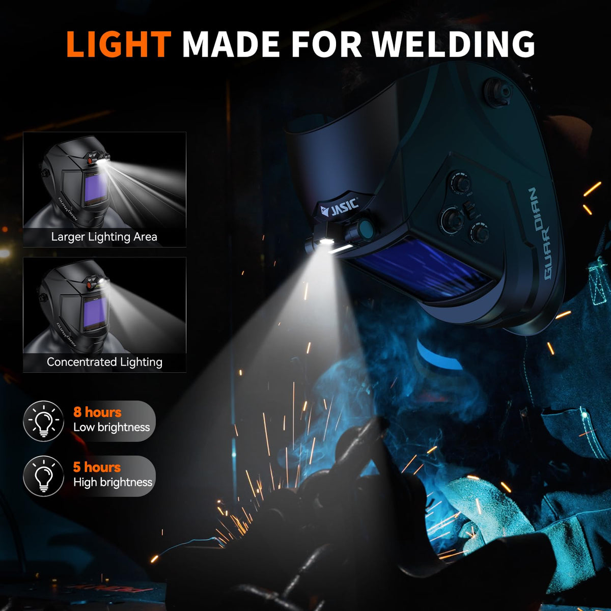 Auto Darkening Welding Helmet with Light U3195