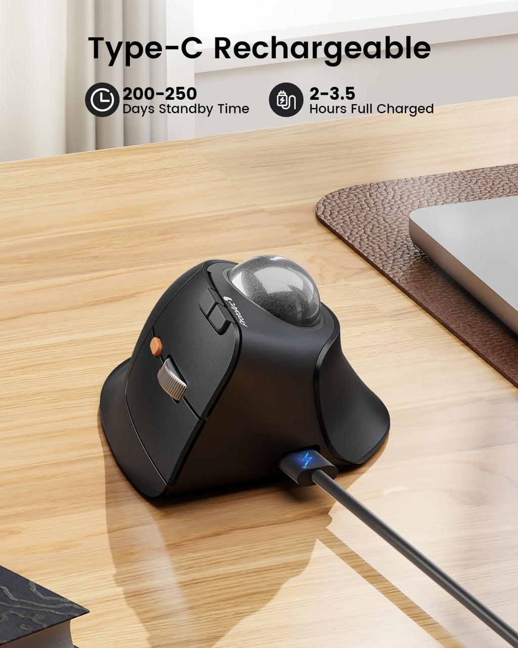 Wireless Vertical Trackball Mouse J367522