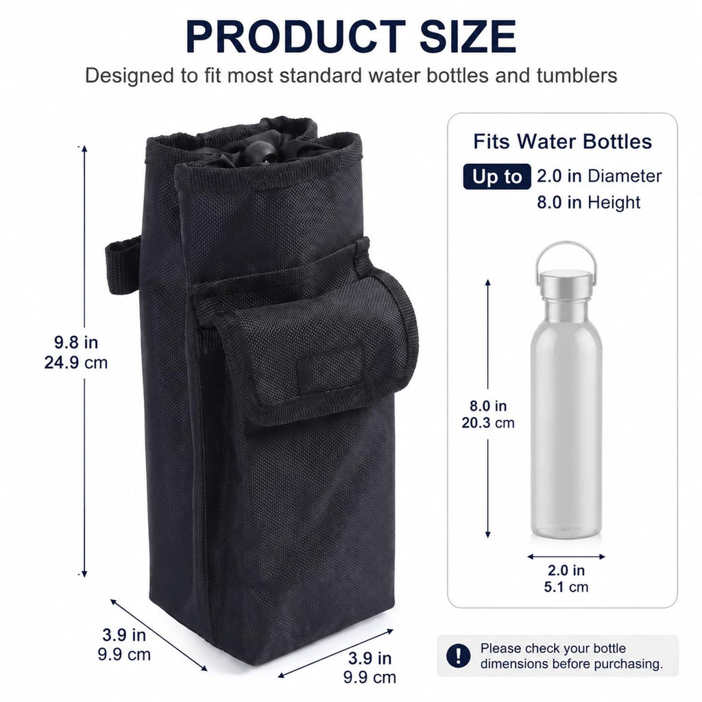 Water Bottle Holder with Phone Pocket W207016