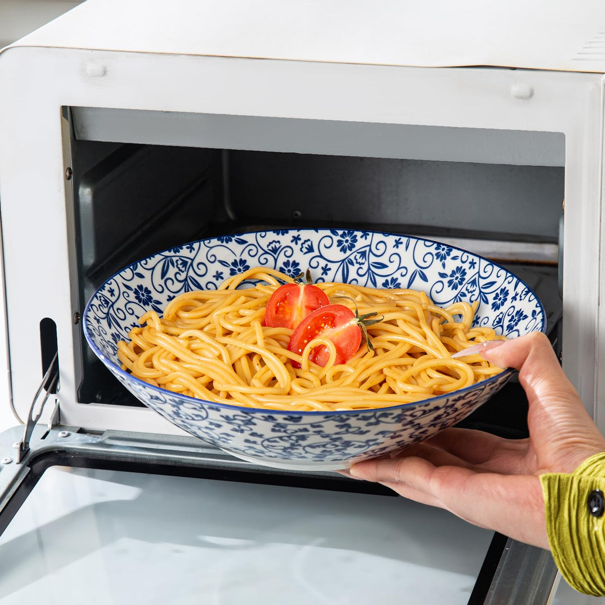 40 Oz Ceramic Pasta Bowls Set of 4 U291